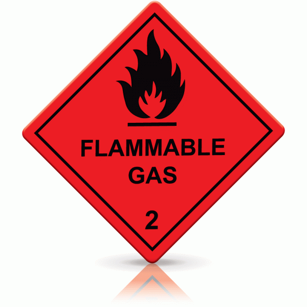 Flammable Gas - hořlavé plyny